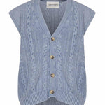 Gilet in cotone<BR/> B9D0038 86M AMARANTO 