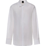 Camicia in popeline e crêpe 105434 A3DLZ04 PINKO 