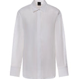 Camicia in popeline e crêpe 105434 A3DLZ04 PINKO 