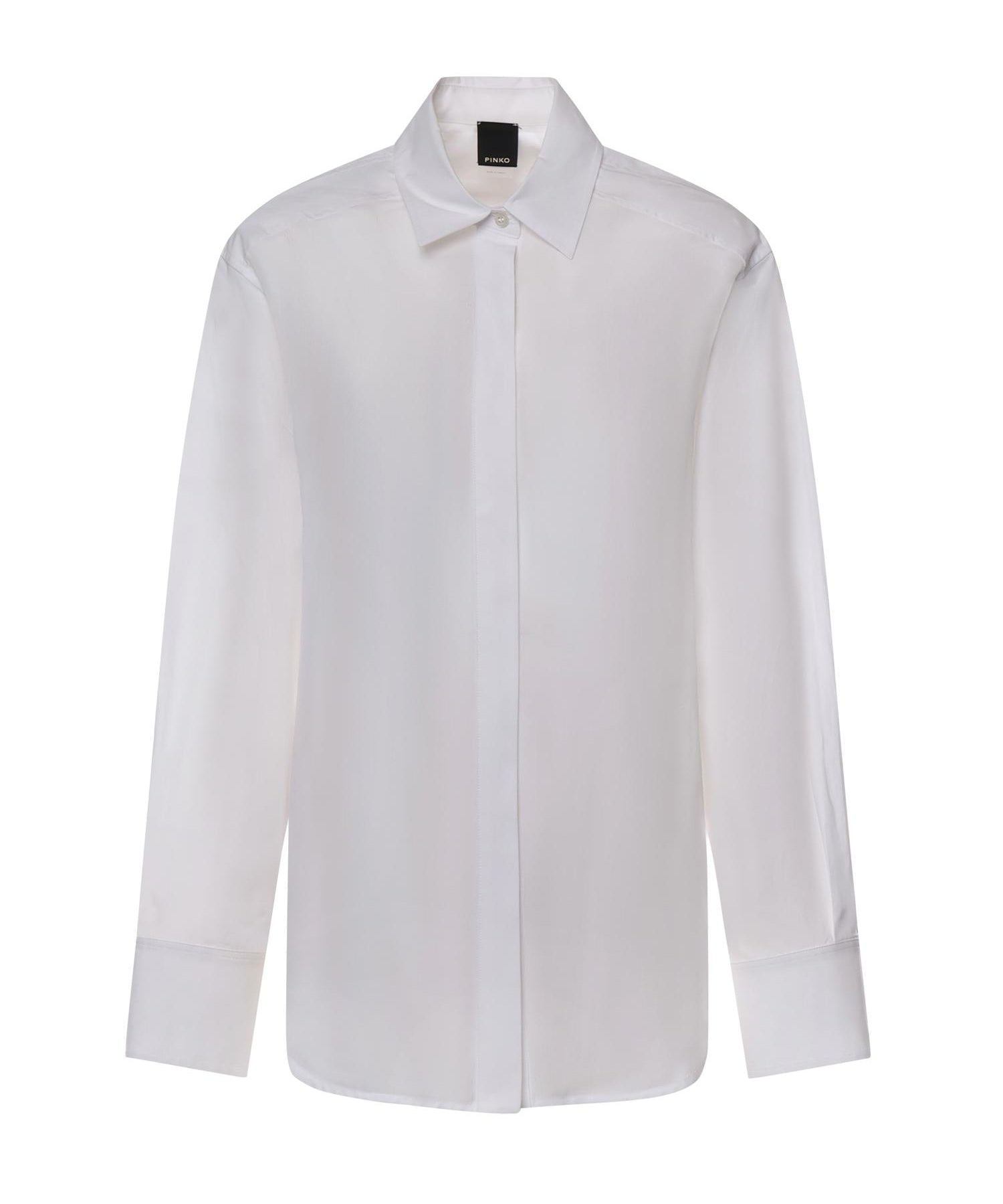 Camicia in popeline e crêpe 105434 A3DLZ04 PINKO 