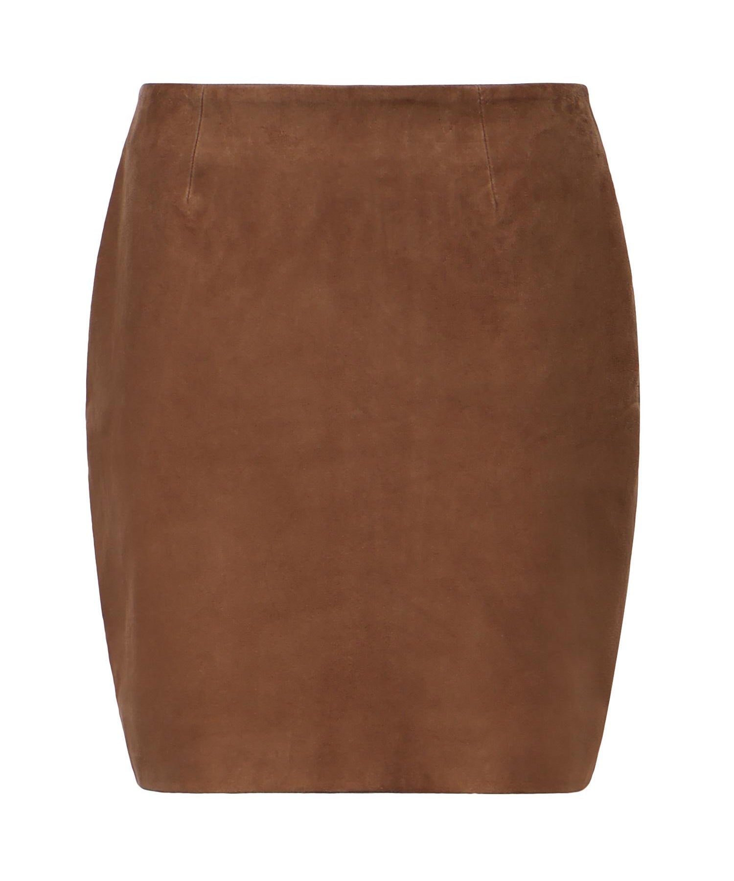 Minigonna in suede 115592 249 ROTATE 