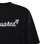 T-shirt in jersey con logo<BR/> S74GD1524 D20106900 DSQUARED2 