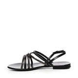Sandali Fredy con strass 73SC8V501STR FREDYNERO/ARGENTO V° 73 