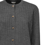 Cardigan in lana a coste 835337 V5L701370 BOTTEGA VENETA 