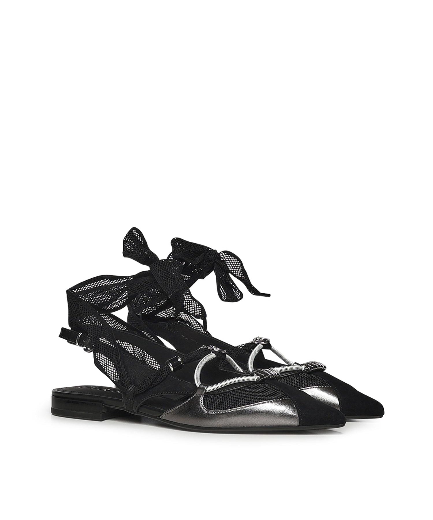 Ballerine slingback con lacci SD0547 9003Z99 PINKO 