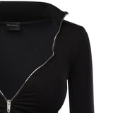 Giacca con zip Bra Cup in pile 850440 TTVI91000 BALENCIAGA 