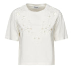 T-shirt cropped in jersey di cotone DS032 JF0352DXXXW000 DONDUP 