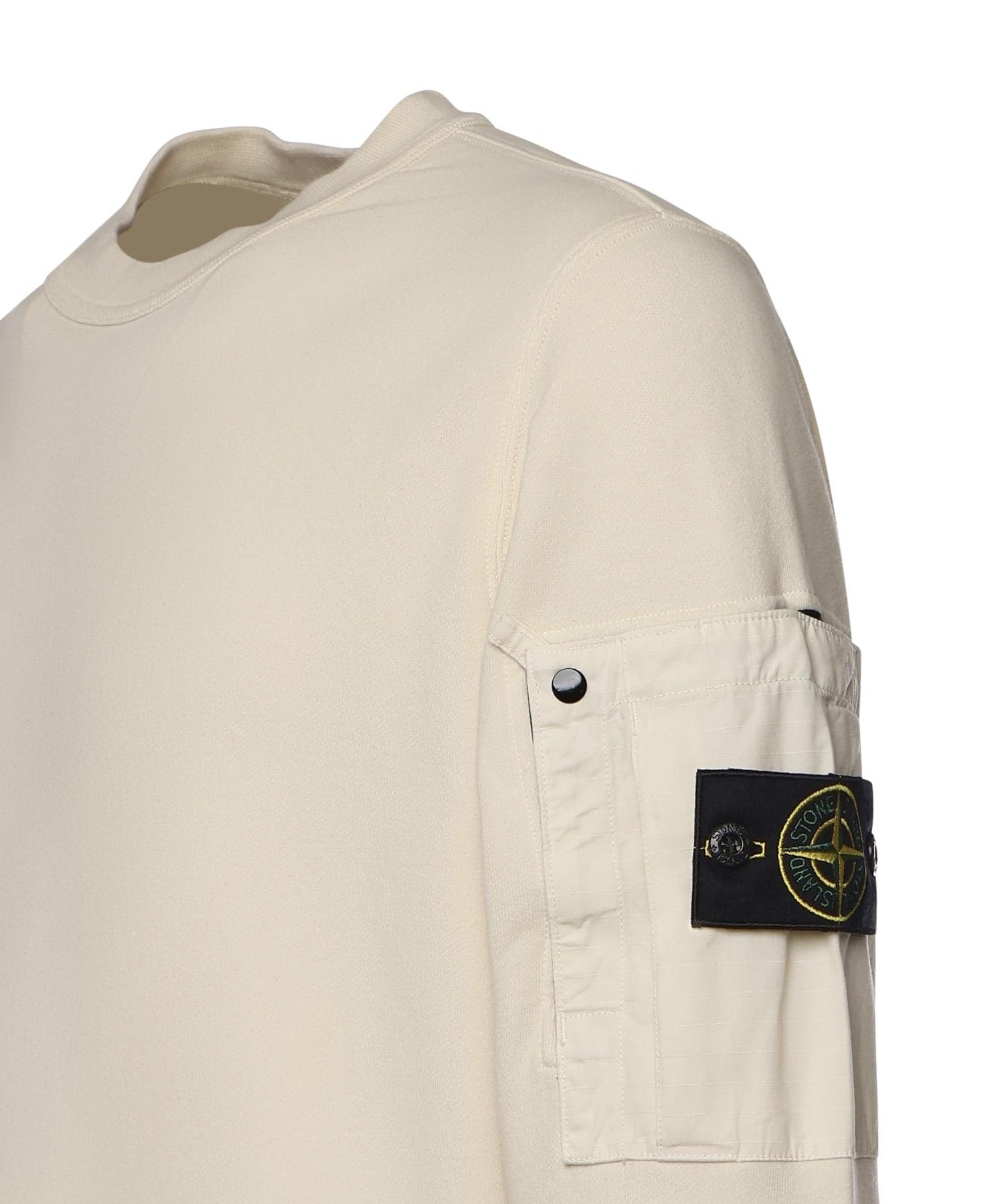 Felpa in cotone con logo L1S156100019 S0410V0093 STONE ISLAND 