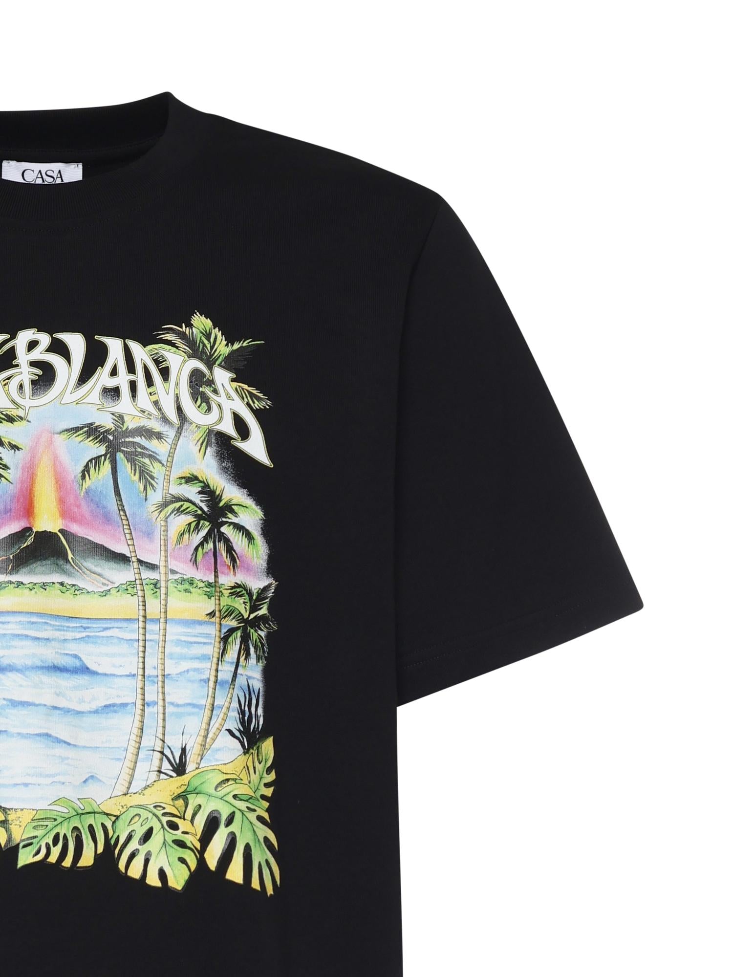 T-shirt con stampa in cotone MSP26JTS001 21 CASABLANCA 