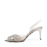 Décolleté Gatsby in PVC con cristalli GASMIDL0 SPPCCC AQUAZZURA 