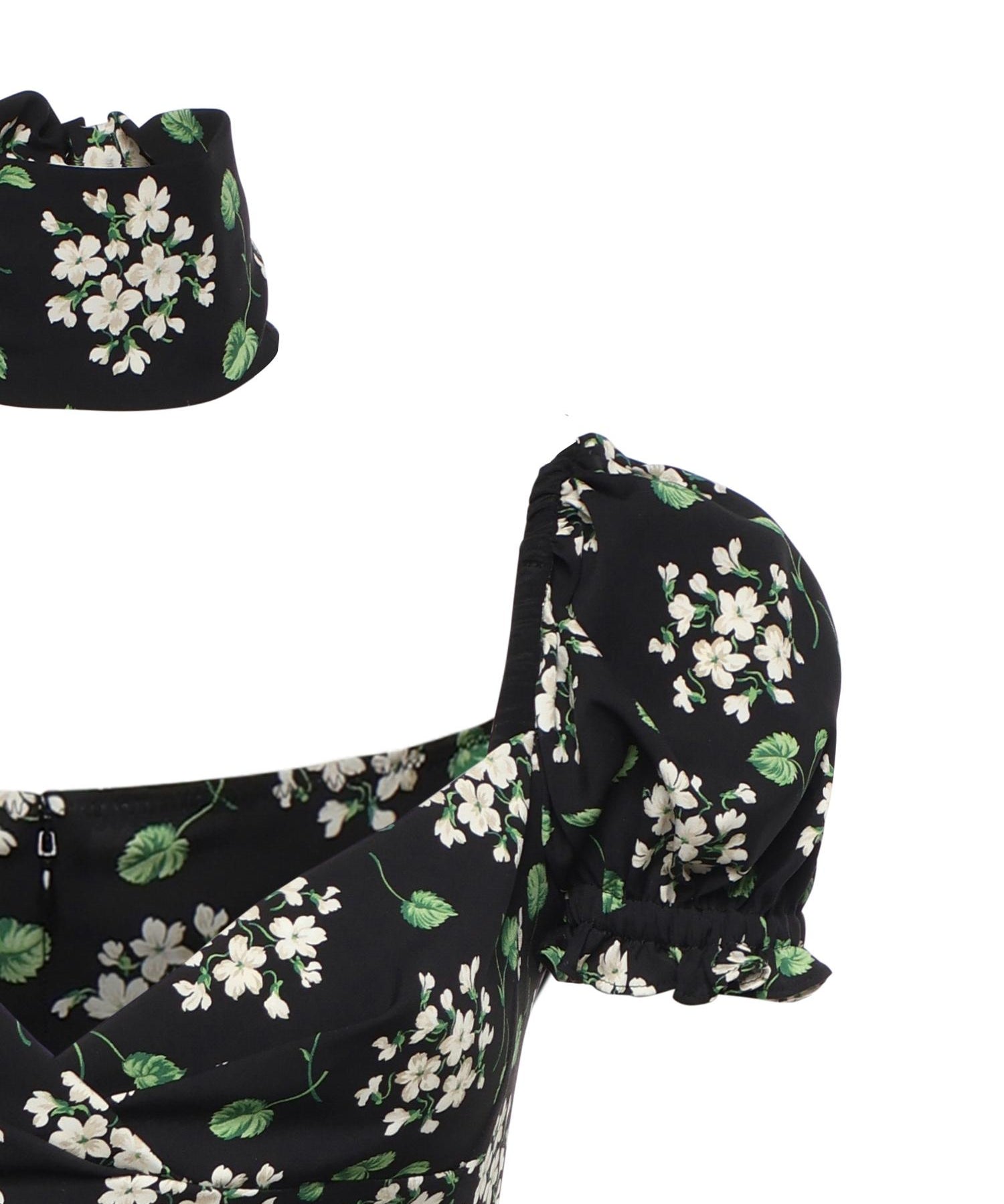 Miniabito in charmeuse di seta con stampa F659HT FSA85HX6BX DOLCE & GABBANA 
