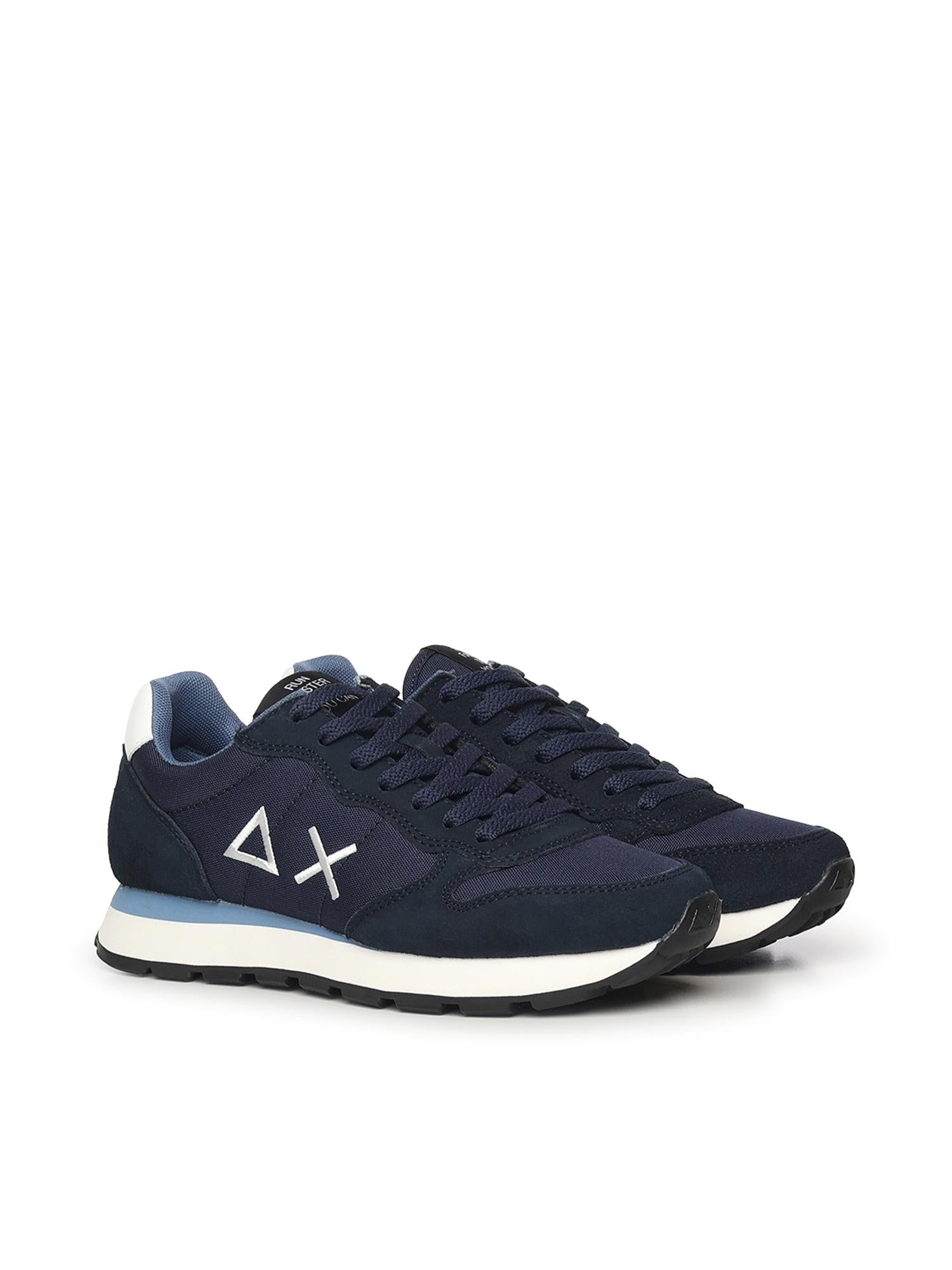 Sneaker Tom in nylon e suede<BR/> Z45101 07 SUN 68 