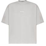 T-shirt in cotone con logo TS001001 GREY VIOLET BONSAI 