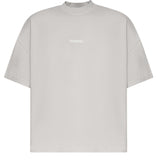 T-shirt in cotone con logo TS001001 GREY VIOLET BONSAI 