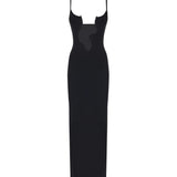 Abito lungo Salacia 23023248 BLACK CHRISTOPHER ESBER 