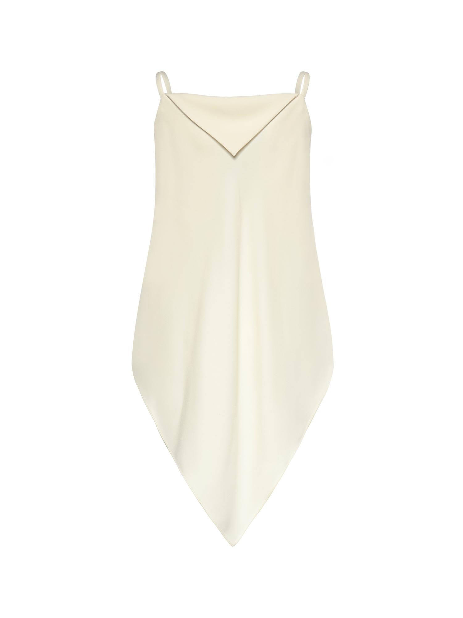 Top a sciarpa in crêpe di lana e seta 872352 TUT149002 BALENCIAGA 