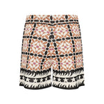 Shorts con pattern geometrico SHKD09007  INSPIRED BY AKEP 