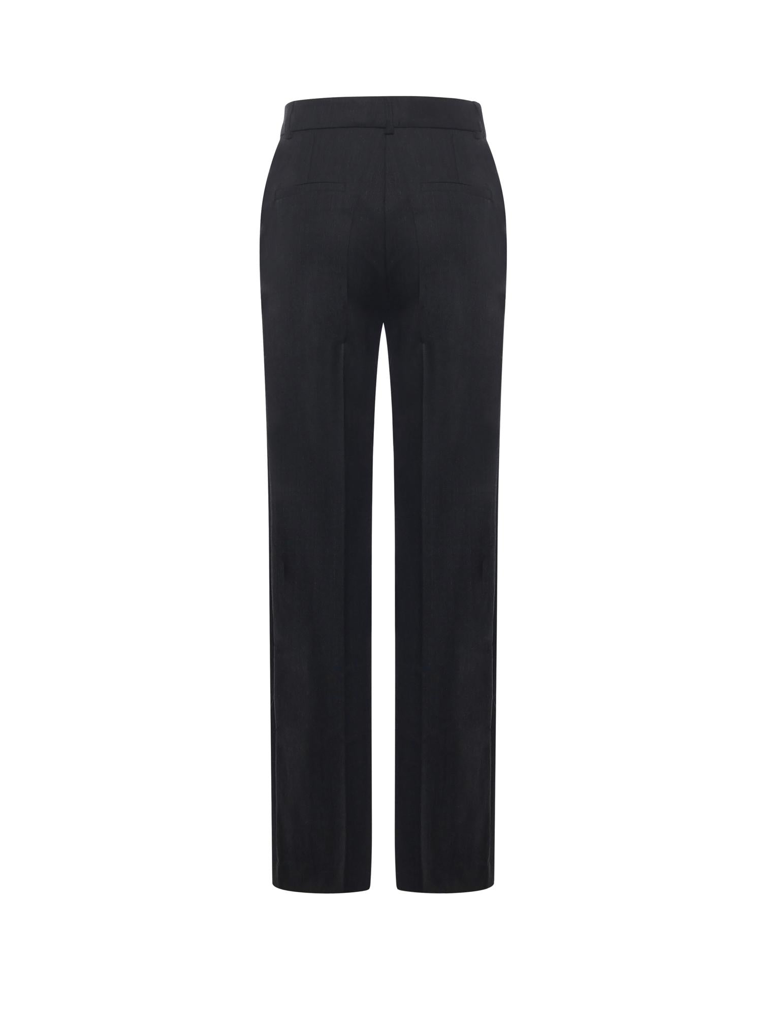 Pantalone straight leg con costruzione sartoriale DP9947 LAVAGNA OTTOD'AME 