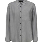 Camicia in levantina di viscosa<BR/> DC375 IF0044D002O903 DONDUP 