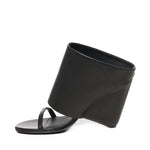 Mules in pelle con zeppa 225SSD037AG0030 9999 COURREGES 