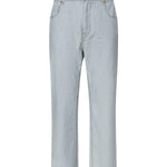 Jeans in chambray con logo FLP285 AUWXF0LQ0 FENDI 