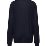Maglia scollo a V in lana MMLB67 174CF0008 MIU MIU 