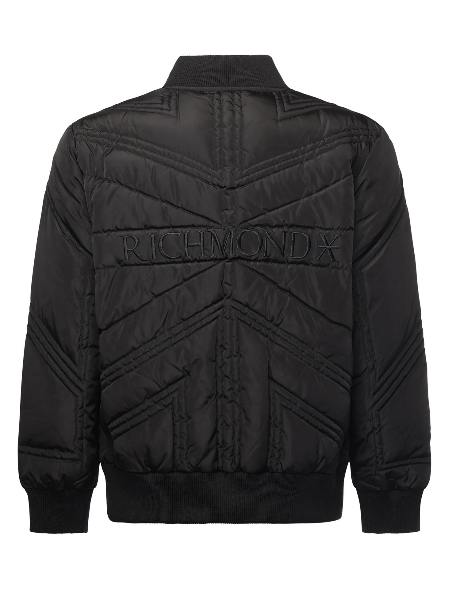 Bomber trapuntato Macije UMA25088PI BLACK RICHMOND X 