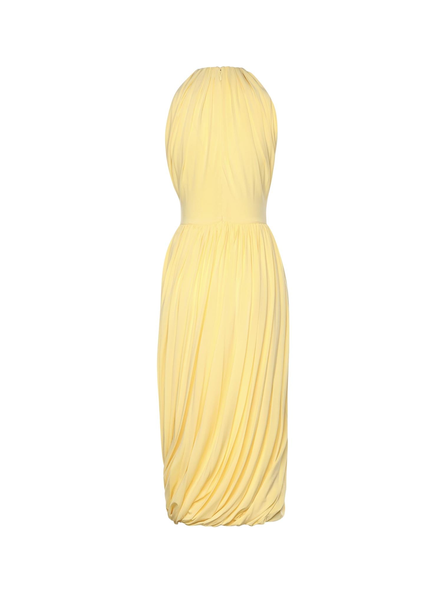 Abito ritorto in jersey AA9R2877J050C 239 ALAIA 