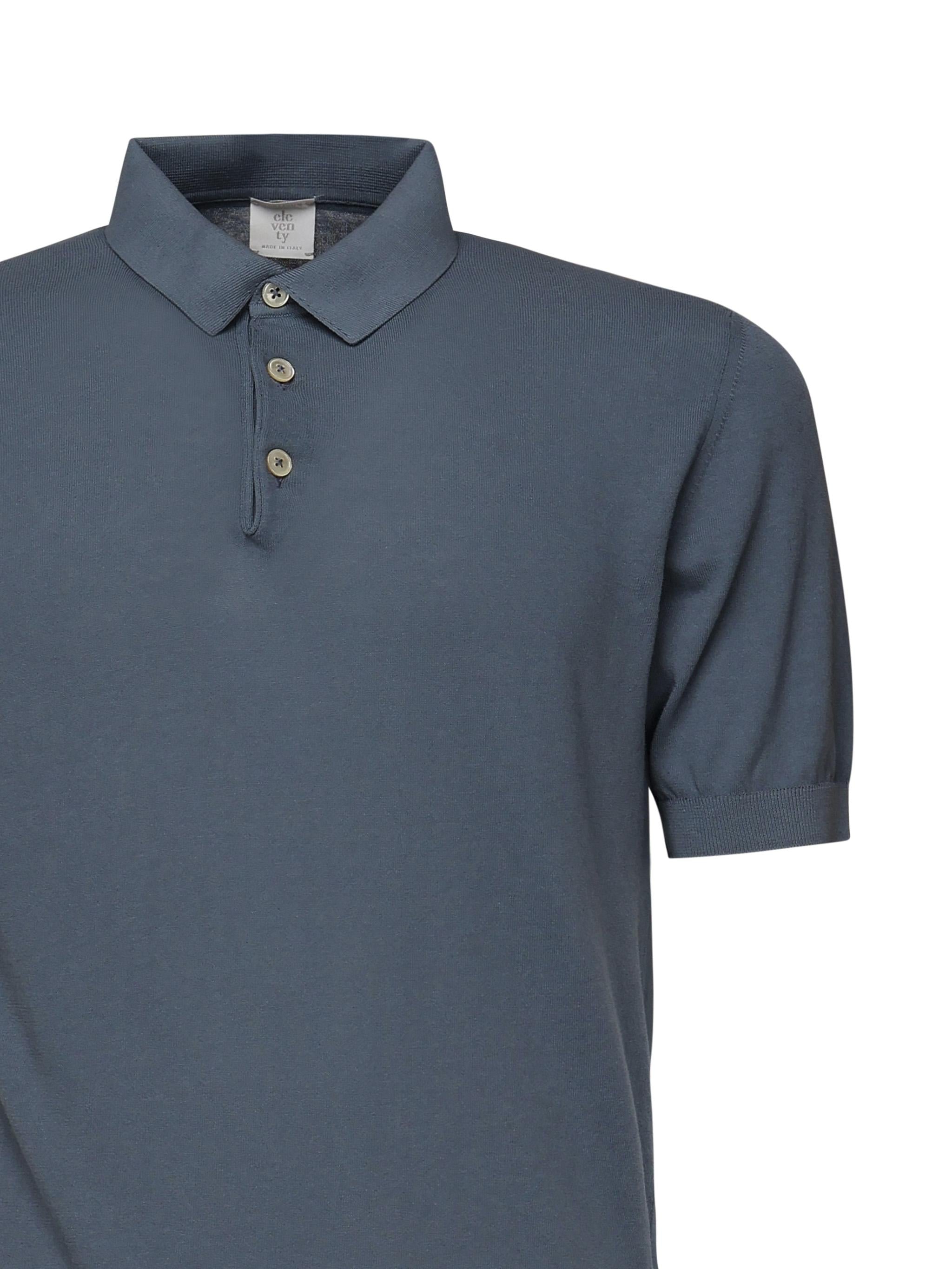 Polo in cotone con bottoni K76MAGC14MAT0A001 08S ELEVENTY 