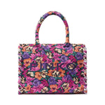 Borsa shopper in cotone con logo 106673 A3B5YA2Q PINKO 