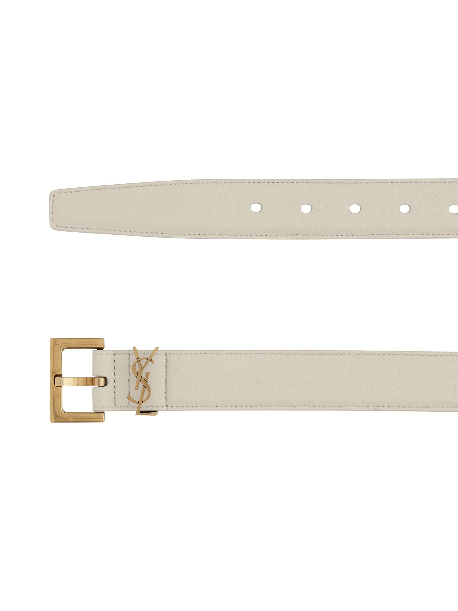 Cintura cassandre in pelle lucida 634437 BOO0W9207 SAINT LAURENT 