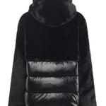 Piumino in nylon con pelliccia 25WBLDC02178 006646999 BLAUER 