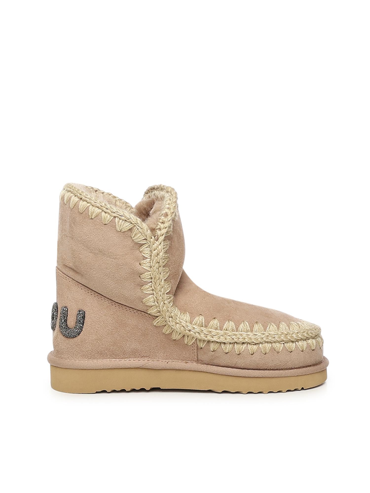 Stivali Eskimo 18 glitter logo<BR/> MUFW101050A CAM MOU 