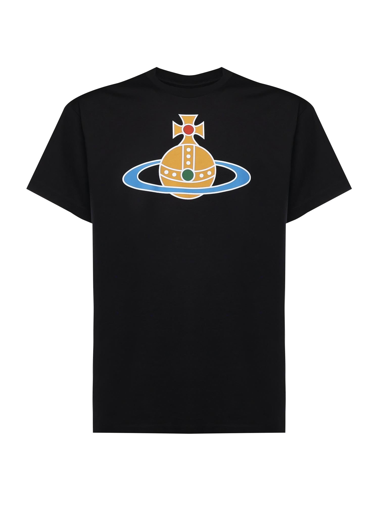 T-shirt  Orb Classic in cotone 3G01004S J001MN401 VIVIENNE WESTWOOD 