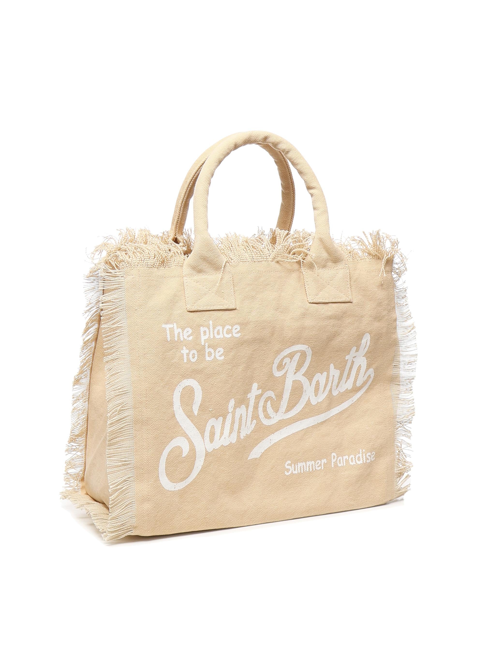 Tote Bag vanity in canvas VANI001 00023H MC2 SAINT BARTH 