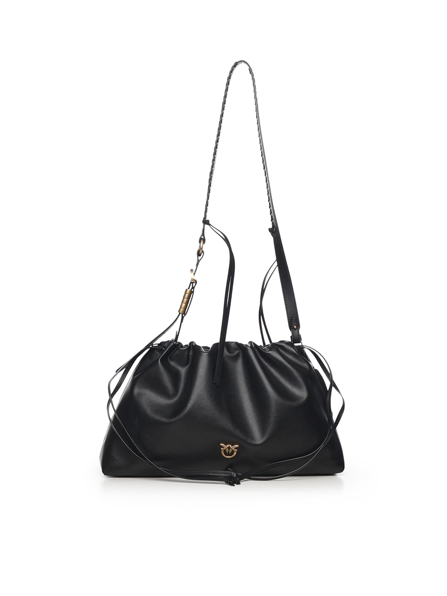 Borsa Clutch a spalla grande in pelle 105825 A0QOZ99Q PINKO 