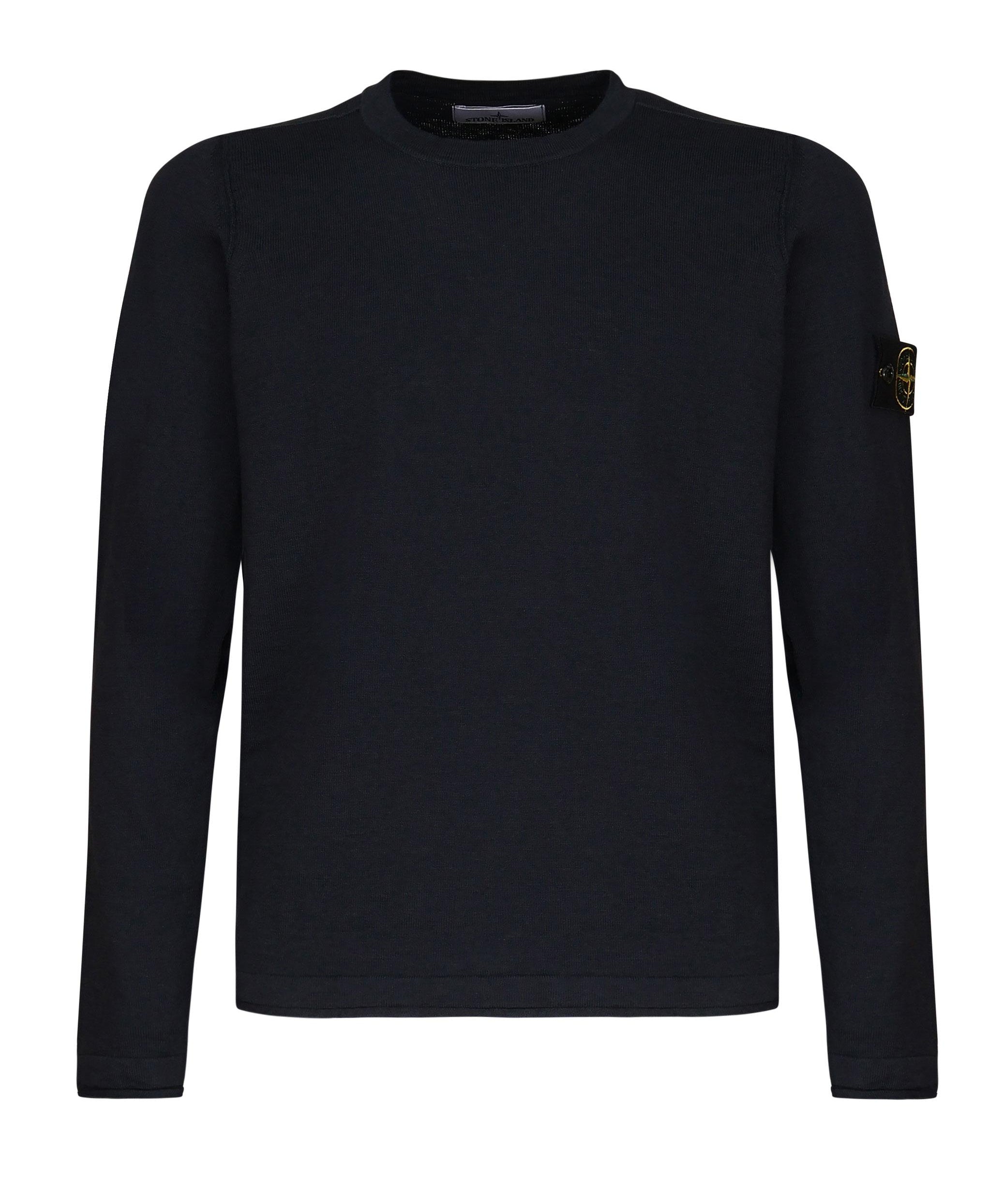 Maglione girocollo con piccoli risvolti K1S155100052 S00B0V0020 STONE ISLAND 