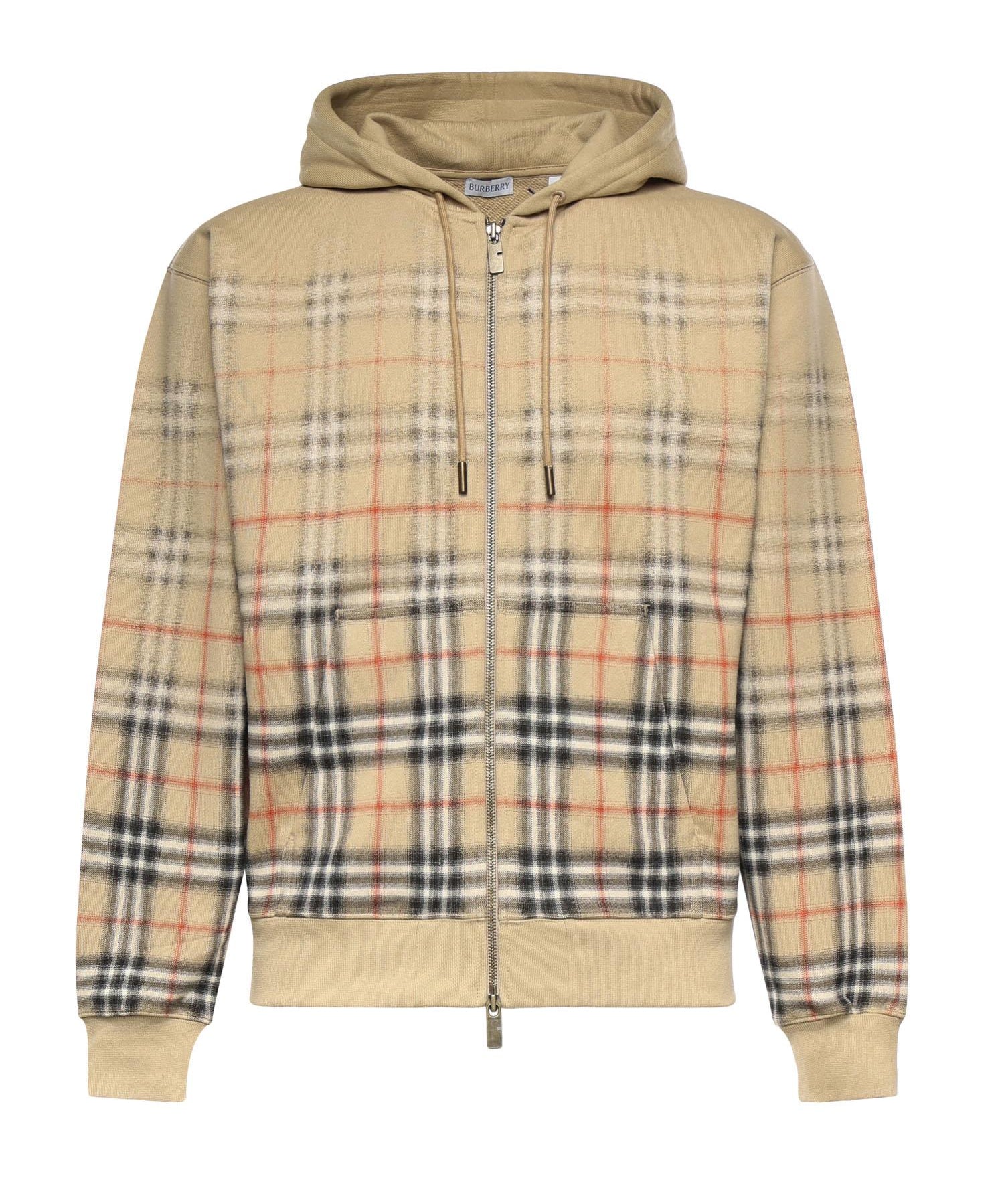 Felpa in cotone Check sfumato 8119034 B9368 BURBERRY 