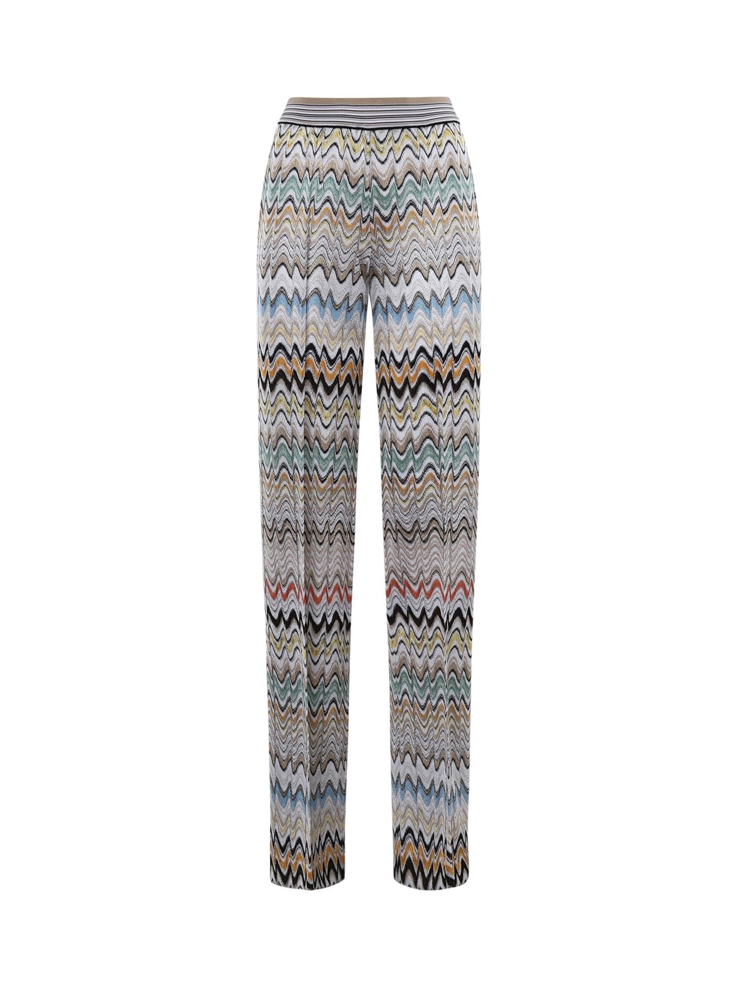 Pantaloni Wave in misto viscosa DS26SI09 BR015BSMSNN MISSONI 
