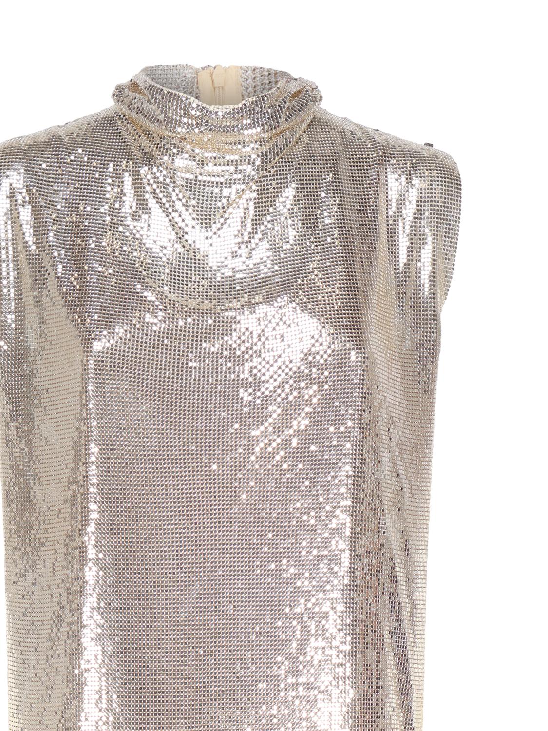 Abito in maglia metallica con cut out 2322261936600 MANTIDE002 SPORTMAX 