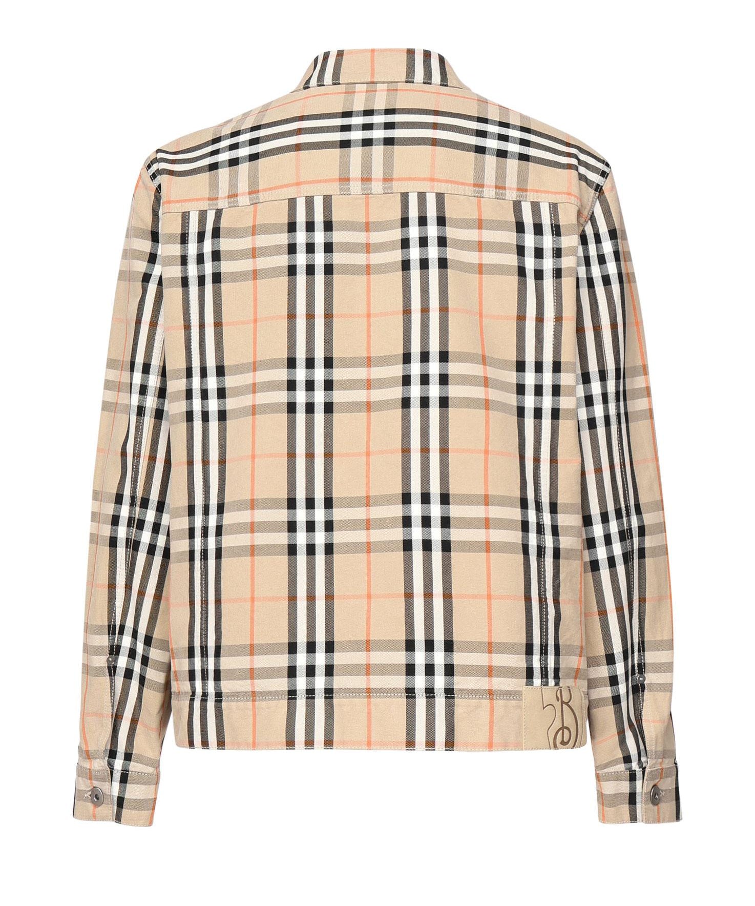 Giacca in cotone Check 8097582 B9368 BURBERRY 