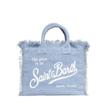 Borsa Colette in lino con logo COL0018 00262L MC2 SAINT BARTH 