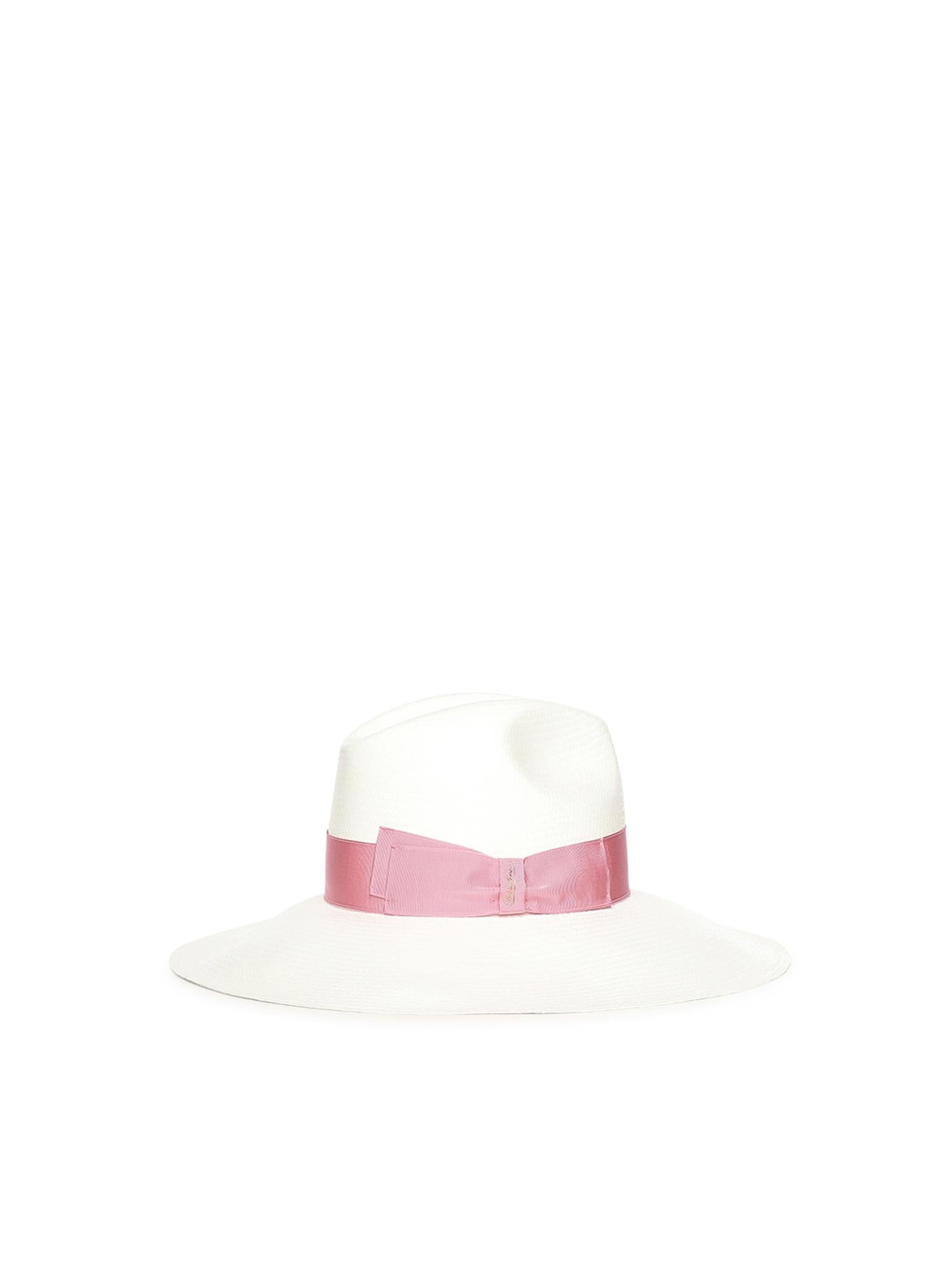 Cappello Sophie Panama con logo 232171 01A5 BORSALINO 