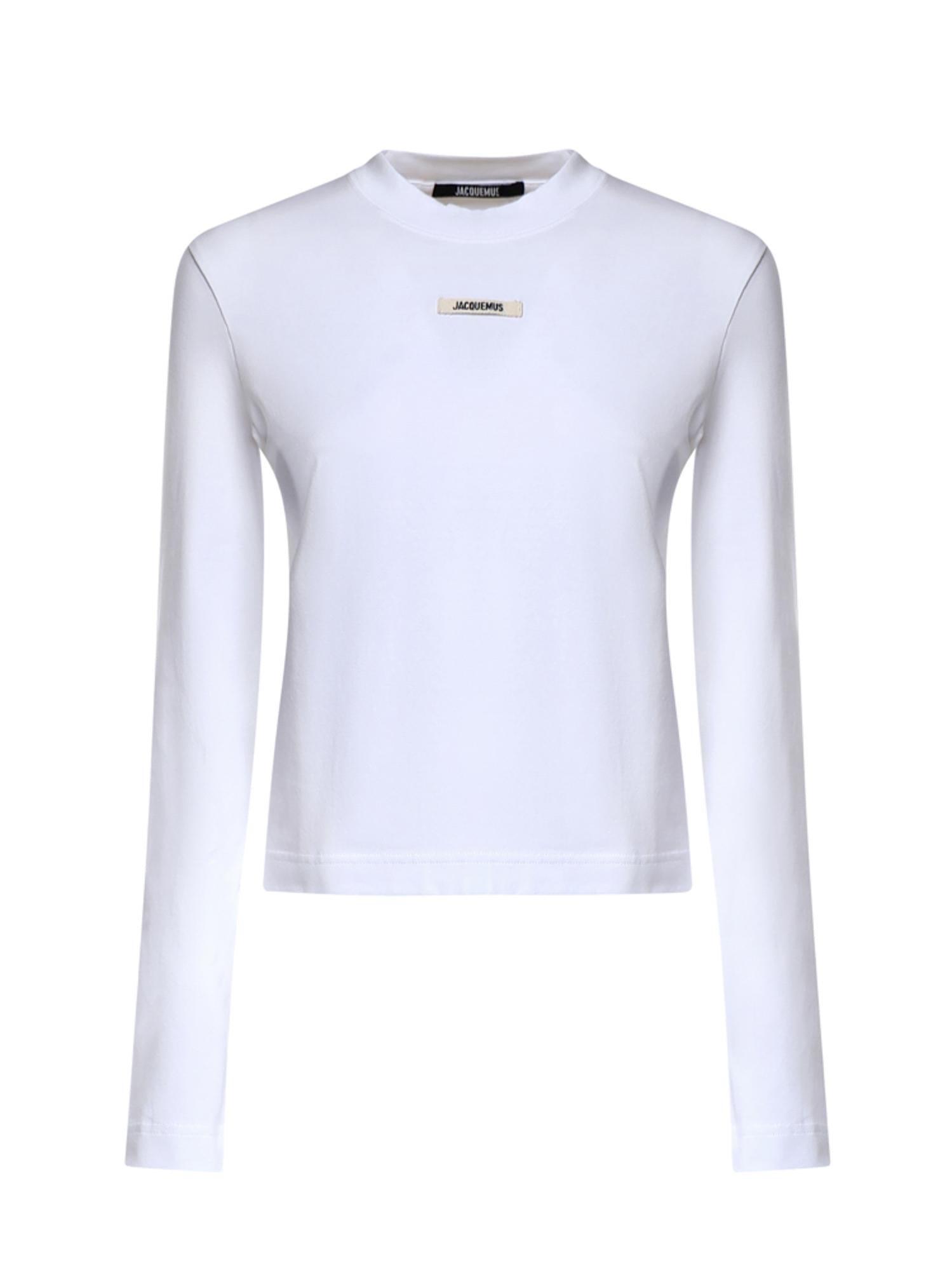 T-shirt in cotone Gros Grain TSW00155AJ00124 100 JACQUEMUS 