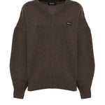 Maglione in lana con logo 115141 1078 ROTATE 