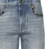 Jeans in denim con bordi stampati 6B0DD19X 94V558 VALENTINO GARAVANI 
