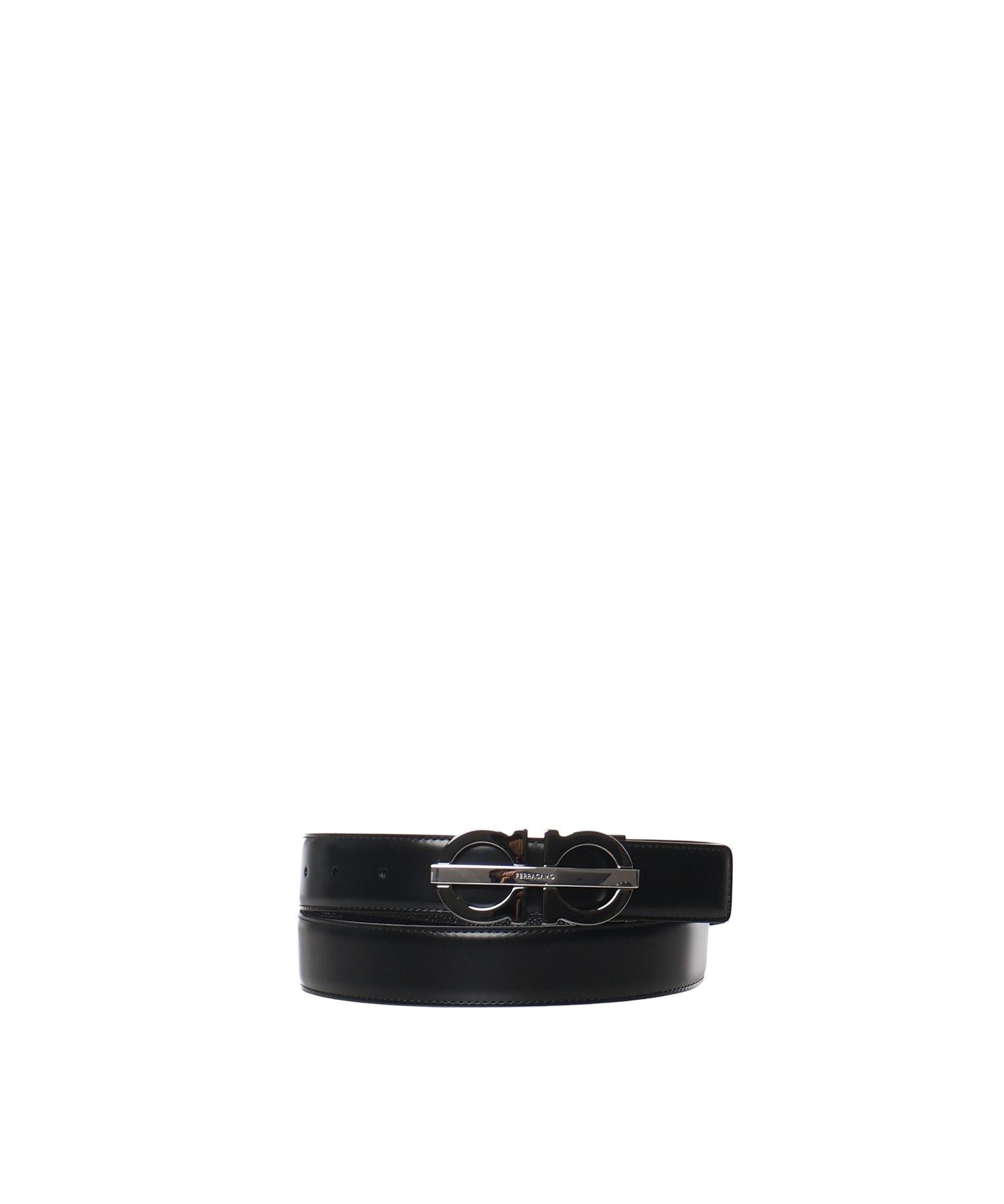 Cintura Gancini in pelle 670632 788411001 FERRAGAMO 