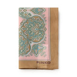 Foulard in cotone con logo 106688 A39INL4 PINKO 