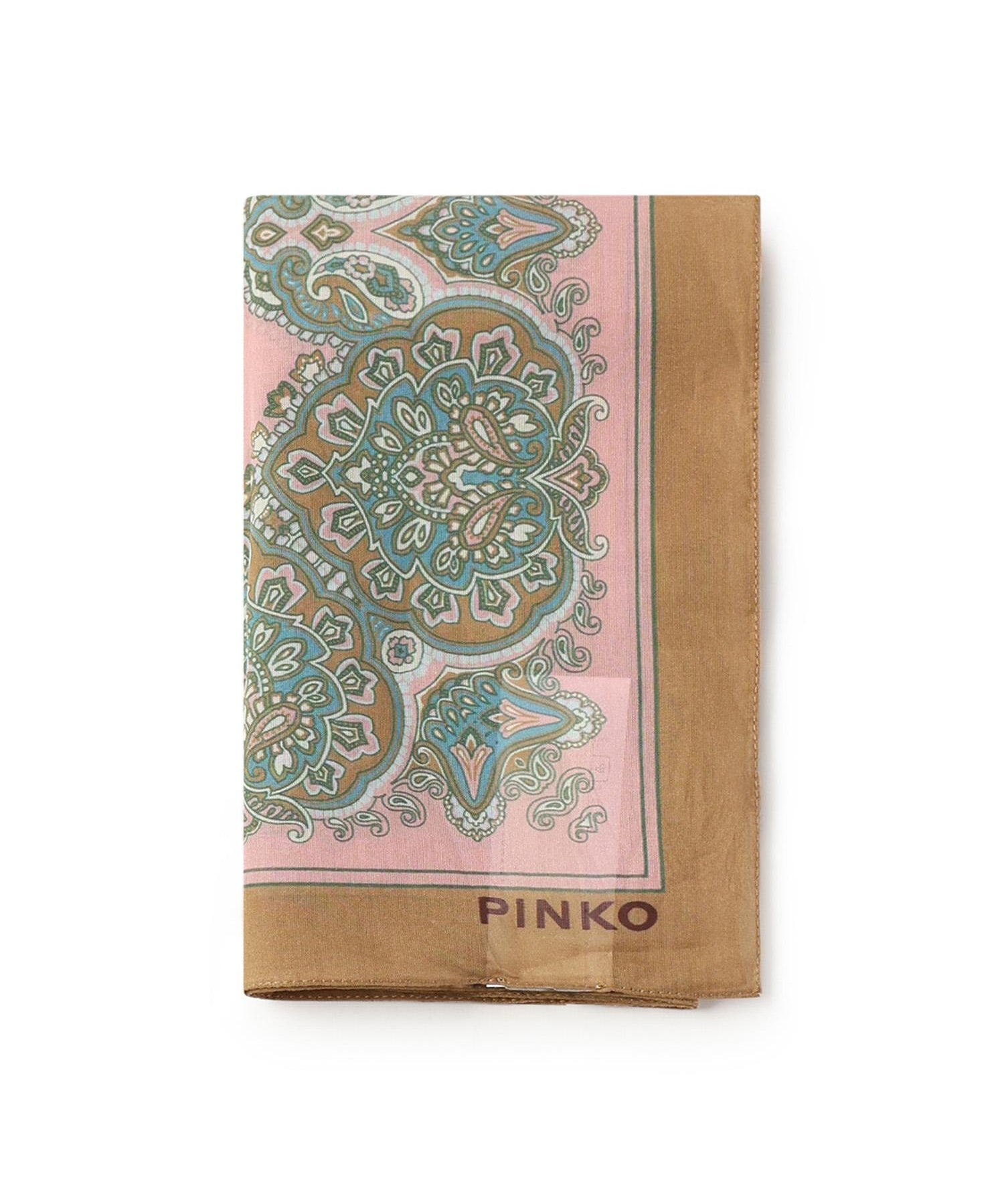 Foulard in cotone con logo 106688 A39INL4 PINKO 