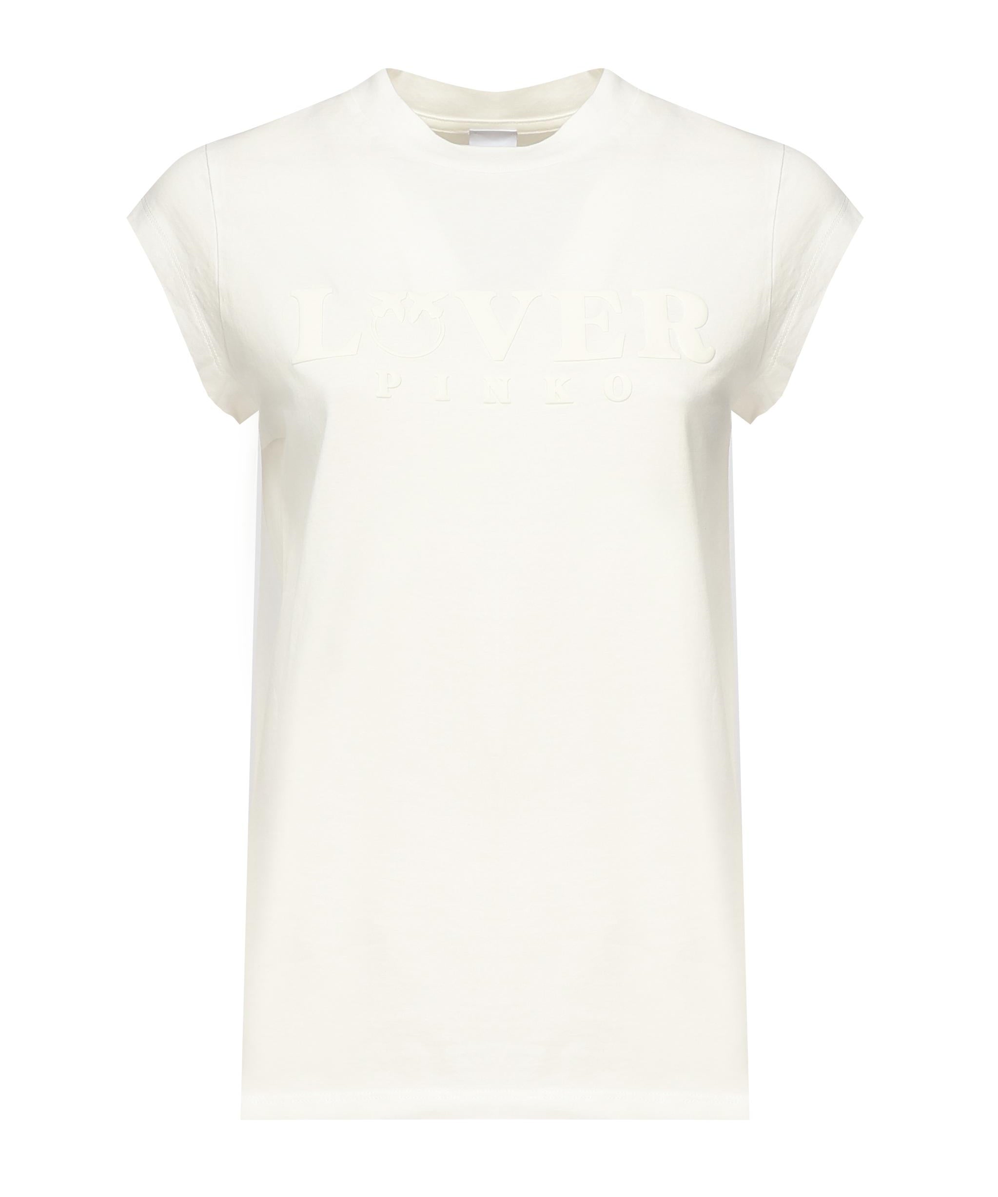 T-shirt in jersey di cotone 104603 A2D1Z05 PINKO 